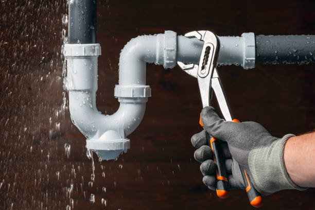 Professional Leak Detection technician working in Norman, NC
